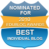 Edublog Awards Nomination for Best Individual Blog